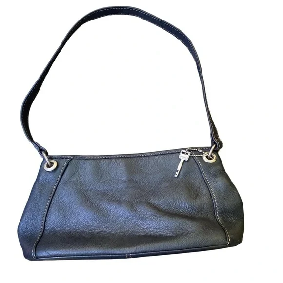 Vintage Fossil leather shoulder bag - Picture 3 of 9